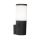 Oprawa elewacyjna AMELIA WALL OPAL Fumagalli E27 A60 LED 11W 2700K/4000K/6500K SET IP55 230V czarny / tworzywo sztuczne