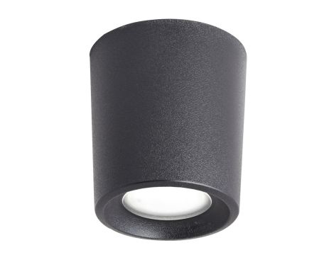 Oprawa sufitowa LIVIA 90 FROSTED Fumagalli GU10 LED CCT 4,8W 90mm 625lm 2700K/4000K SET IP55 230V czarny / tworzywo sztuczne