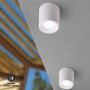 Oprawa sufitowa LIVIA 90 FROSTED Fumagalli GU10 LED CCT 4,8W 90mm 625lm 2700K/4000K SET IP55 230V biały / tworzywo sztuczne - 4