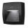 Oprawa elewacyjna LORENZA 150 CLEAR Fumagalli R7S LED CCT 3,5W 150 mm 2700K/4000K/6500K SET IP55 230V czarny / tworzywo sztuczne