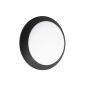Plafoniera UMBERTA OPAL Fumagalli 2xE27 średnica 350 mm bez żarówki IP66 230V czarny / tworzywo sztuczne - 4