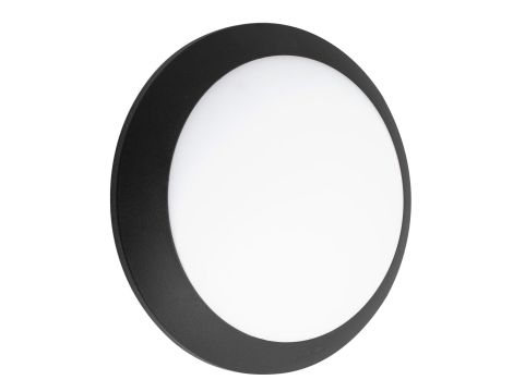 Plafoniera UMBERTA OPAL Fumagalli GX53 LED CCT 15W/9W średnica 350 mm 2700K/4000K/6500K SET IP66 230V czarny / tworzywo sztuczne