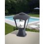 Oprawa ogrodowa DISMA/ROBY CLEAR E27 wys.290 mm, szer.200 mm IP55 czarna - 3