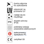 Oprawa ogrodowa wisząca SICAR/ROBY CLEAR Fumagalli E27 wys.700 mm, szer.200 mm IP55 230V czarny / tworzywo sztuczne - 11