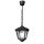 Oprawa ogrodowa wisząca SICAR/ROBY CLEAR Fumagalli E27 wys.700 mm, szer.200 mm IP55 230V czarny / tworzywo sztuczne