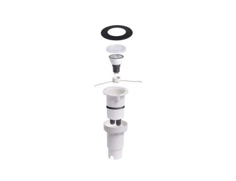 Oprawa najazdowa CECI 90 FROSTED Fumagalli GU10 LED CCT CCT 4,8W średnica 92 mm 2700K/4000K SET IP67 szary / tworzywo sztuczne - 3