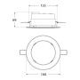 Oprawa wbudowana downlight TERESA 160 OPAL Fumagalli GX53 LED CCT 10W SET 230V biały / tworzywo sztuczne - 8