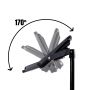 Naświetlacz MIZAR LED 100W 13000lm 4000K IP65 230V antracyt / aluminium - 9