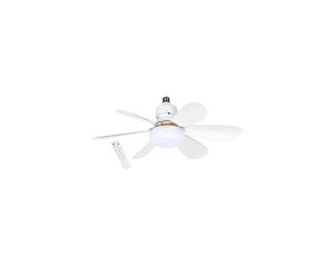 Wentylator sufitowy LED E27 15W 1500lm 3 prędkości pilot Lumax VBUF013