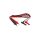Kable pomiarowe do miernika 2x 0,9m czarny + czerwony CAT I 1000V / CAT II 600V UNI-T L20