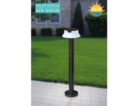 Oprawa ogrodowa Solar SANTINA 800 Fumagalli Moduł LED z czujnikiem ruchu PIR 4000K 280lm IP55 czarny / opal / tworzywo sztuczne - 2