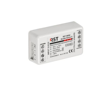 Ogranicznik przepięć RST MINI Guard Audio S do ochrony analogowych obwodów audio