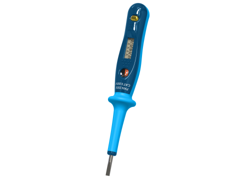 Tester fazy PAN 2000 z wyświetlaczem LCD 12-250V AC,12-48 V DC  NVC