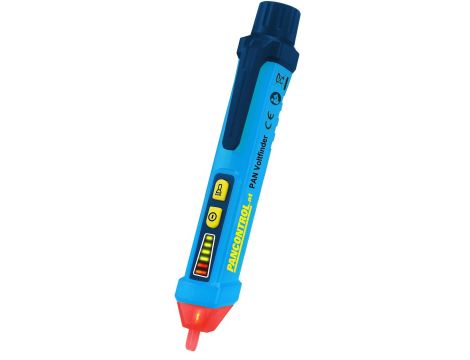 Tester napięcia bezkontaktowy PAN VOLTFINDER  z 3-stopniowym wskaźnikiem LED 12-1000 V AC latarka