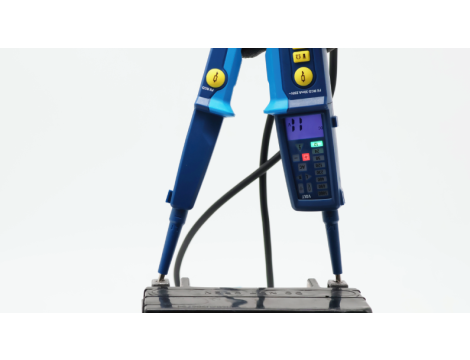 Tester napięcia / ciągłości PANMV-1000AD LED + LCD 12-1000 V AC/DC kolejnośc faz RCD 30mA dokręcane końcówki - 4