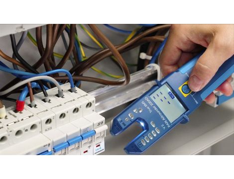 Tester prądu / napięcia LED + LCD 200A AC/DC cęgi otwarte True RMS - 10