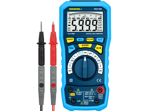 Multimetr cyfrowy PAN 188 True RMS CAT III 1000 V Bluetooth