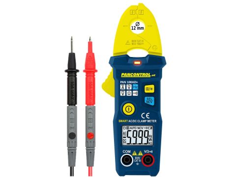 Cyfrowe cęgi prądowe PAN 100AD+ 100 A AC/DC CAT III 600V  o = 12 mm