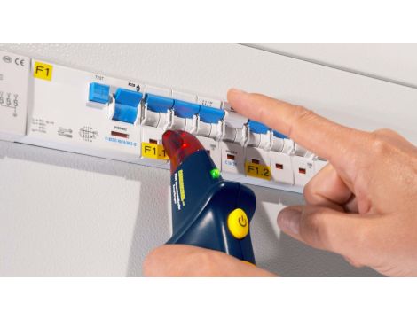 Tester do wyszukiwania obwodów elektrycznych PAN STROMKREISFINDER RCD 30 mA - 2