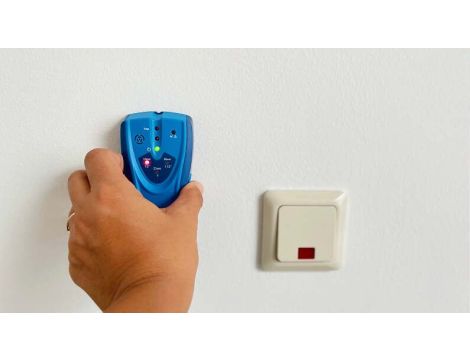 Wykrywacz drewna, metalu i przewodów PAN MULTIDETECTOR  wskaźnik LED /  dżwięk 9V 6F22 - 2