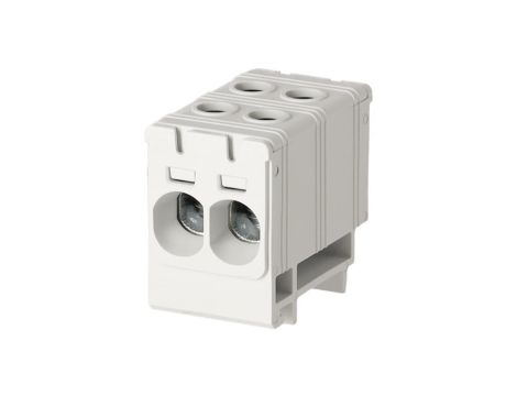 Złączka szynowa zgx 2x35 szara GEP-00071
