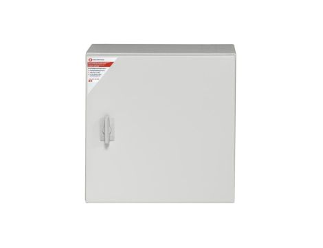 Obudowa metalowa 400x300x150 IP 65 IK10 RAL 7035 z płytą montażową stalową GEP-00180