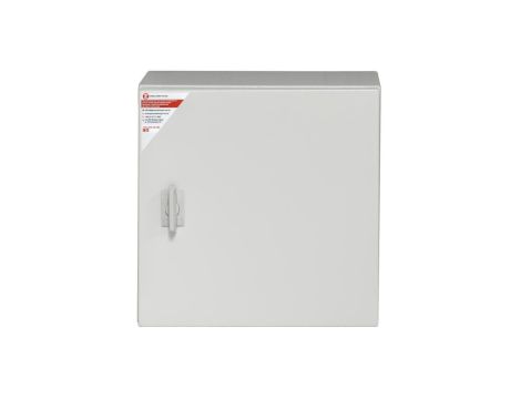 Obudowa metalowa 250x200x150 IP 65 IK 10 RAL 7035 z płytą montażową stalową GEP-00187