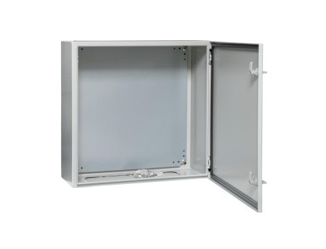 Obudowa metalowa 1000x600x300 IP65 IK10 RAL 7035 z płytą montażową stalową GEP-00191
