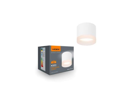 Oprawa Natynkowa SPOT Lampa Punktowa Sufitowa 1x GX53 Biała Videx