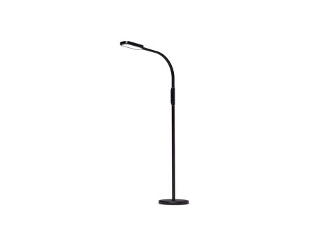 Lampka Podłogowa Biurkowa 2w1 LED 12W 3000K-5500K CCT Ściemnialna Dotykowa CZARNA