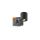 Oprawa Natynkowa HALOGENOWA SPOT Lampa Sufitowa 1x GU10 Ruchoma Czarna Videx