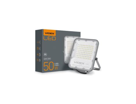 Naświetlacz Halogen LED 50W 6500lm 5000K IP65 Szary VIDEX DAVIS