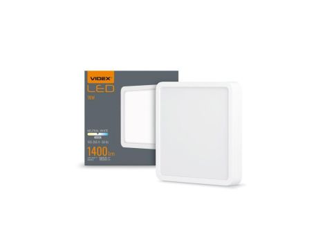 Panel LED Oprawa Natynkowa Plafon 18W 1850lm 4000K Neutralna Biała Videx