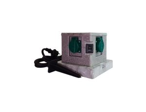 Gniazdo ogrodowe 4 gniazda 230V czujnik zmierzchu IP54 TOMOKO TGS244FS