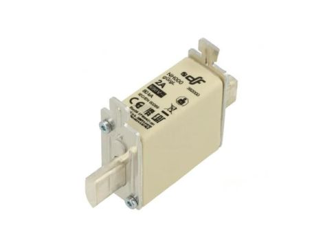 Bezpiecznik: topikowy 2A 690VAC 250VDC gG ceramiczny NH000 382000