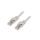 Patch cord S/FTP, Cat 6a, wtyk RJ45 z obu stron, linka, Cu, 3m PP6A-LSZHCU-3M