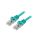 Patch cord F/UTP, Cat 6, RJ45 wtyk z obu stron, linka, CCA, 2m, PVC, zielony PP6-2M/G