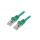 Patch cord S/FTP, Cat 6a, wtyk RJ45 z obu stron, linka, Cu, 1m PP6A-LSZHCU-G-1M