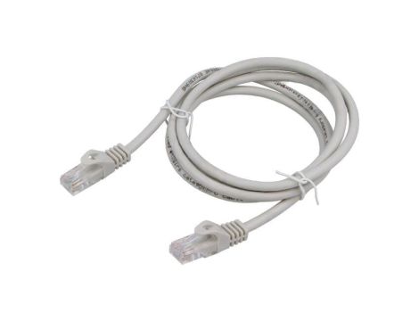 Patch cord U/UTP, Cat 6, RJ45 wtyk z obu stron, linka, Cu, 1m, PVC PP6U-CU-1M