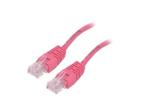 Patch cord U/UTP, Cat 5e, wtyk RJ45 z obu stron, linka, CCA, 3m PP12-3M/RO