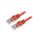 Patch cord S/FTP, Cat 6a, RJ45 wtyk z obu stron, linka, Cu, 0,5m PP6A-LSZHCU-R-0.5M
