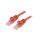 Patch cord U/UTP, Cat 6, wtyk RJ45 z obu stron, linka, CCA, 2m PP6U-2M/R