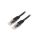 Patch cord U/UTP, Cat 5e, RJ45 wtyk z obu stron, linka, CCA, 7,5m PP12-7.5M/BK