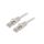 Patch cord S/FTP, Cat 6a, wtyk RJ45 z obu stron, linka, Cu, 15m PP6A-LSZHCU-15M