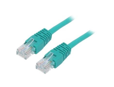 Patch cord U/UTP, Cat 5e, wtyk RJ45 z obu stron, linka, CCA, 3m PP12-3M/G