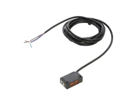 Czujnik fotoelektryczny, odbiciowy, z konfiguracją wyjścia PNP, max. 0,1A, przewody, IP67, BOS R090K-PU-RH10-02