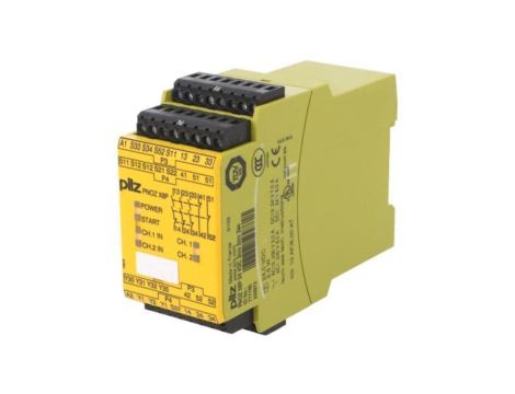 Moduł: przekaźnik bezpieczeństwa, Uzas: 24VDC, Input: 3, Output: 5, IP40 777760