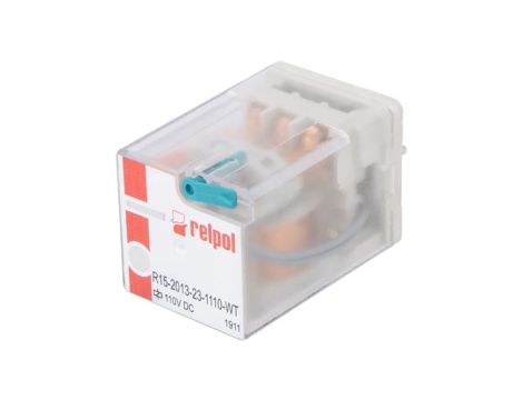 Przekaźnik: elektromagnetyczny 3PDT Ucewki: 110VDC 10A/250VAC R15-2013-23-1110-WT