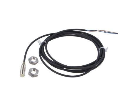 Czujnik Indukcyjny Obudowa: M8 Zasięg: 3mm Wyjście: 1xNPN (NO) Przewód 2m Zasilanie: 10-30VDC IP65/IP66/IP67/IP68/IP69K IES242