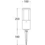 Oprawa ogrodowa CARLO SPIKE DECO Fumagalli GU10 LED CCT 2,9W SET 4000/2700K IP55 230V czarny / tworzywo sztuczne - 4